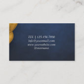 Gold Balloons Moderne Visitenkarte (Rückseite)