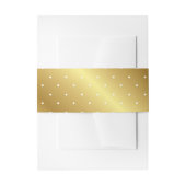 Gold-Bands"Gold-Belly-Bands Einladungsbanderole (Vorderseite Beispiel)