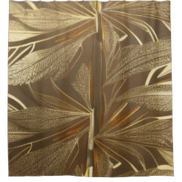 Gold Banyan Tree Duschvorhang