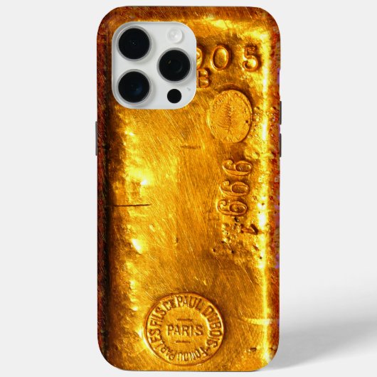 Gold Bar Case-Mate iPhone Hülle (Rückseite)