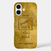 Gold Bar Case-Mate iPhone Hülle (Rückseite)