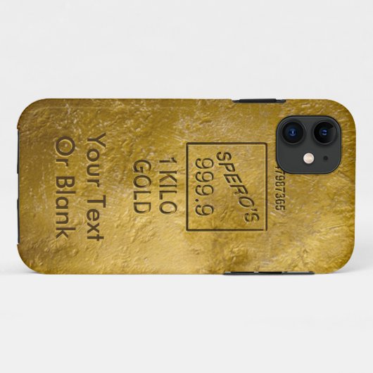 Gold Bar Case-Mate iPhone Hülle (Rückseite (Horizontal))