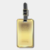 Gold Bar Design, sieht so echt aus! Gepäckanhänger (Vorderseite vertikal)