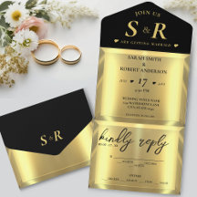 Gold Bar Elegante Wedding