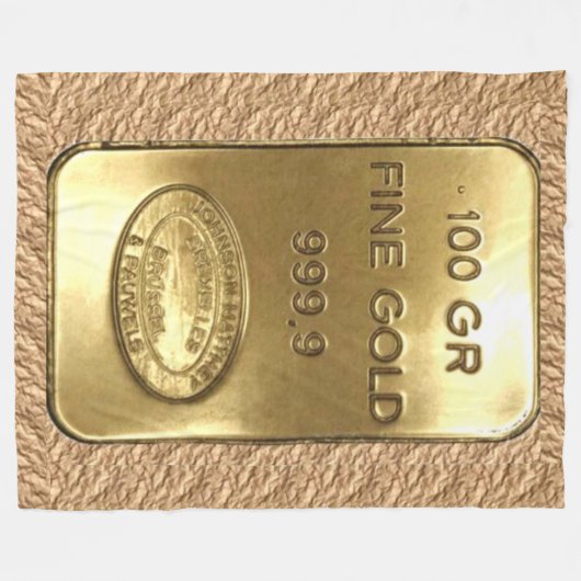 GOLD BAR FLEECEDECKE (Vorderseite (Horizontal))
