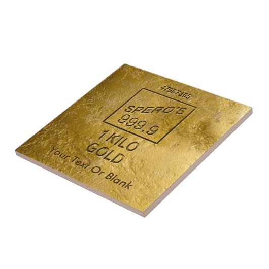 Gold Bar Fliese (Seite)