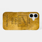 Gold Bar iPhone 16 Hülle (Rückseite (Horizontal))