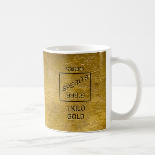 Gold Bar Kaffeetasse (Rechts)