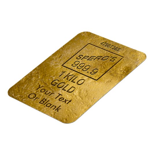 Gold Bar Magnet (Linke Seite)