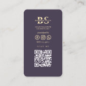 Gold Barber's Pole Men's Haircut Shave Barbershop Visitenkarte (Rückseite)