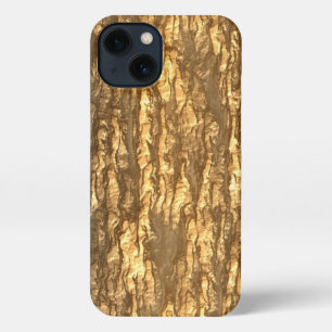 Gold Bark Camouflage iPhone Case 13 Hülle