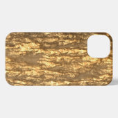Gold Bark Camouflage iPhone Case iPhone Hülle (Rückseite (Horizontal))
