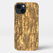 Gold Bark Camouflage iPhone Case iPhone Hülle (Rückseite)