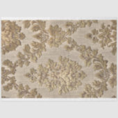 Gold Baroque Damask Pattern Decoupage Paper Seidenpapier (Vorderseite)