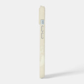 Gold Baroque Monogram Elegante Phone Case iPhone 15 Hülle (Linke Seite)