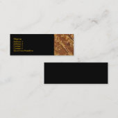 Gold Bars Business Card Mini Visitenkarte (Vorne/Hinten)