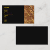 Gold Bars Business Card Visitenkarte (Vorne/Hinten)