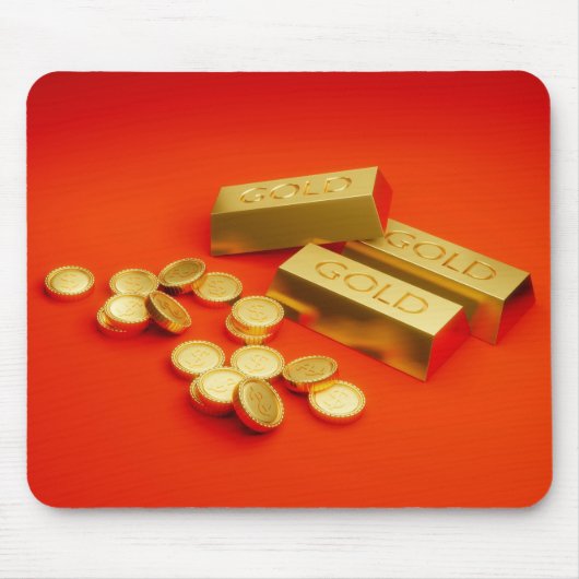 Gold Bars & Gold Coins Mousepad (Vorne)