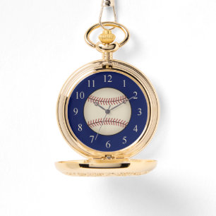 Gold Baseball Pocket Watch Armbanduhr