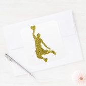 Gold Basketball Sticker (Umschlag)