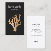 Gold Beach Coral Reef Visitenkarte (Vorne/Hinten)