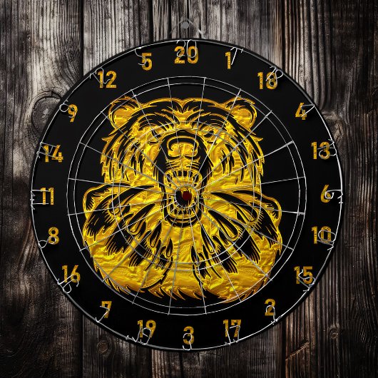 Gold Bear Dart Board für Enthusiasten Dartscheibe