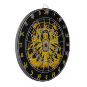 Gold Bear Dart Board für Enthusiasten Dartscheibe (Vorderseite Links)