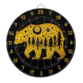 Gold Bear Dart Board: Game Changer Dartscheibe (vorne)