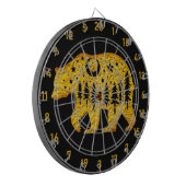 Gold Bear Dart Board: Game Changer Dartscheibe (Vorderseite Links)