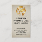 Gold Beauty Logo Visitenkarte (Vorderseite)