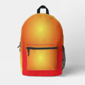 Gold Bedruckter Rucksack (Vorderseite)