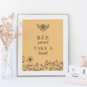 Gold Bee Sweet Nehmen Sie eine Leckerei Favoriten- Poster