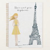 Gold "Beenden Sie niemals Ihren Traum" Quotenplane Planer (Vorderseite)