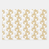 Gold Beige Eid Adha Mubarak Kaaba Sheep Geschenkpapier Set (Vorderseite 3)