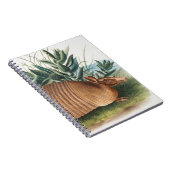 Gold Beige Nine-banded Armadillo Notizblock (Rechte Seite)