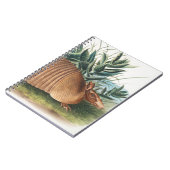 Gold Beige Nine-banded Armadillo Notizblock (Linke Seite)