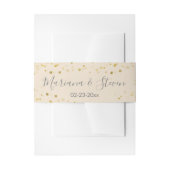 Gold Beige Weihnachtsfeier Einladungsbanderole (Vorderseite Beispiel)