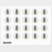 Gold Bells Holiday Sticker (Blatt)
