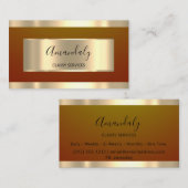 Gold Beruflich Consulting Dusty Meadow Visitenkarte (Vorne/Hinten)