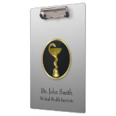Gold Beruflich Hygieia Bowl Medical Klemmbrett (Links)