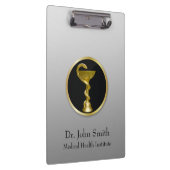 Gold Beruflich Hygieia Bowl Medical Klemmbrett (Rechts)