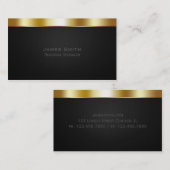 Gold beruflich visitenkarte (Vorne/Hinten)
