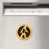 Gold Bigfoot Magnet (In Situ (Geschirrspüler))