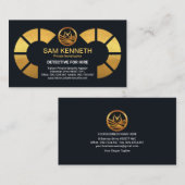 Gold Binoculars Gold Falcon Private Invasion Visitenkarte (Vorne/Hinten)