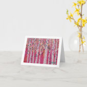 Gold Bird Karte (Gelbe Blume)