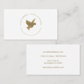 Gold-Bird-Logo Visitenkarte (Vorne/Hinten)