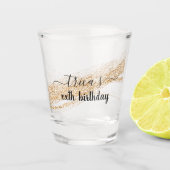 Gold Birthday Party Schnapsglas (Vorderseite)