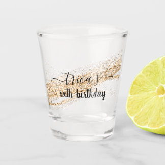 Gold Birthday Party Schnapsglas