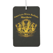 Gold Bison Stampede im Wilden Prärien Autolufterfrischer (Vorderseite)