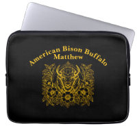Gold Bison unter den Blume